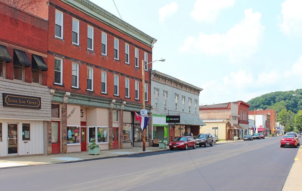 Newcomerstown cityscape